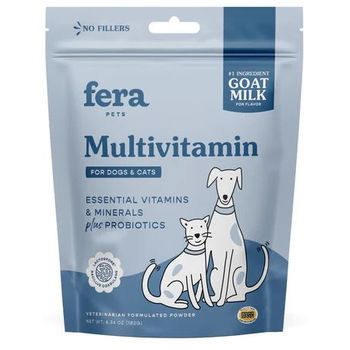 Fera Pet Organics Dogs and Cats Multivitamin Formulated Goat Milk Powder 180g