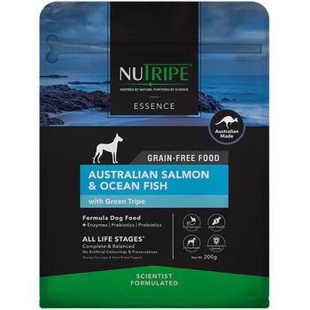 Nutripe Dog Essence Australian Salmon And Ocean Fish with Green Tripe 200g