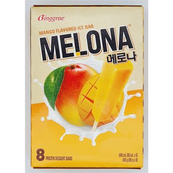 Binggrae Melona Frozen Dessert Bars Mango 80ml X8