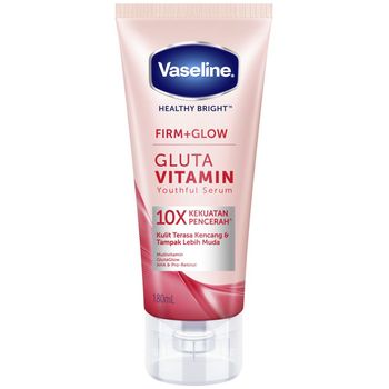 Vaseline Healthy Bright Firm And Glow Gluta Vitamin Youthful Body Serum 180ml