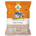 24 Mantra Organic Red Poha Flattened Rice 500g