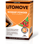 Litomove Rosenoid Rosehip Powder 100 Capsules
