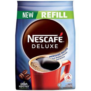Nescafe Instant Soluble Coffee Jar Deluxe 200g