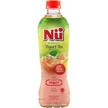 Nu Yogurt Tea Drink Combination of Green Tea and Yougurt 450ml