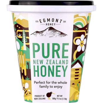 Natures Nutrition Egmont Pure Nz Honey 500g