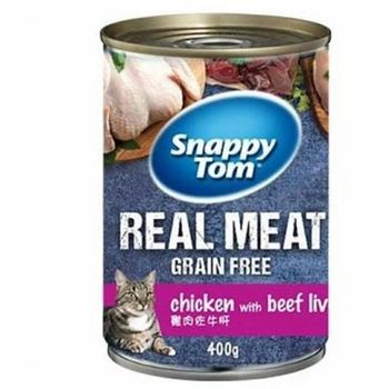 Snappy Tom Chicken With Beef Liver Cat Wet Food 400g