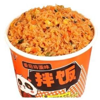 Qu You Instant Mixed Rice Tomato Egg Flavor 103g