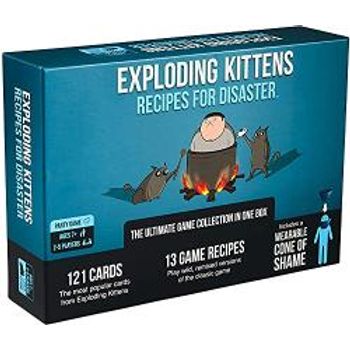 Exploding Kittens Recipes For Disaster Deluxe Game Set A Russian Roulette Card Game