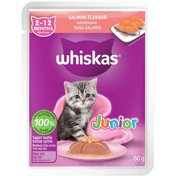 Whiskas Junior Salmon Kitten Salmon 80g