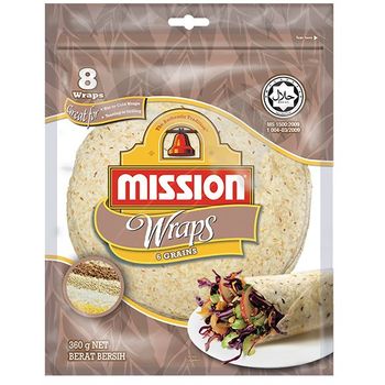 Mission Wraps 6 Grains 360g