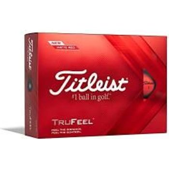 Titleist Tru Fel Golf Ball Matt Red 2022
