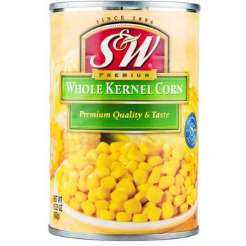 S&W Whole Kernel Corn 432g