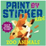Workman Publishing Paint By Sticker Kids Zoo Animals