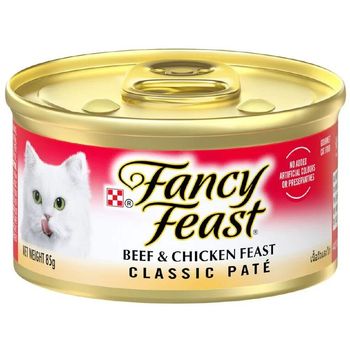 Fancy Feast Tender Beef Chicken Wet Cat Food 85g