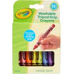 Crayola Washable Tripod Grip Crayons 8 Pack