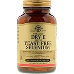 Solgar Dry Vitamin E with Yeast Selenium 100 Vegetable Capsules
