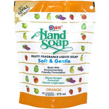Yuri Hand Soap Orange Pouch 375ml