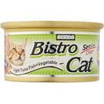 Bistro Cat Canned Food Light Tuna Fish And Vegetables 80g
