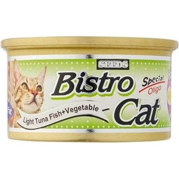 Bistro Cat Canned Food Light Tuna Fish And Vegetables 80g