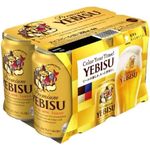 Yebisu Premium Beer 6 x 350ml