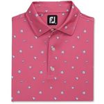 FootJoy Cookie Print Lisle Self Collar Rose