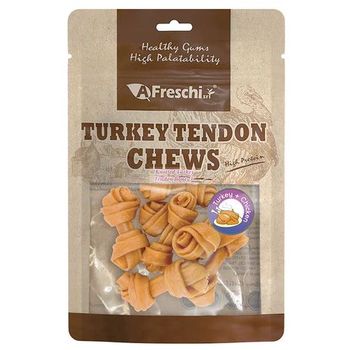 Afreschi Dog Knotted Turkey Tendon Bone 130g