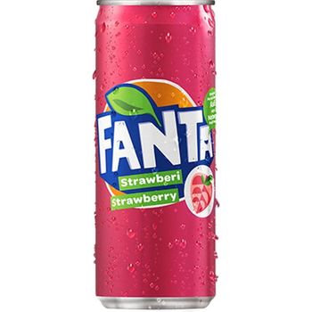 Fanta Strawberry Flavour Soda 320ml