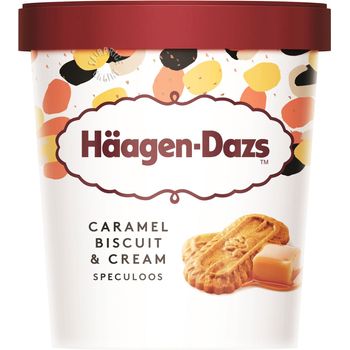 Haagen-Dazs Caramel Biscuit and Cream Ice Cream Pint 473ml