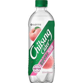 Chilsung Cider Lotte Peach Flavor 500ml