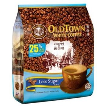 Old Town 3 In 1 Instant White Coffee Less Sugar 35 x 15g