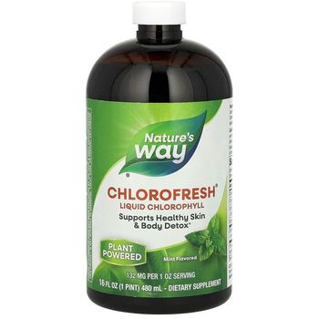 Nature’s Way - Detoxification, Chlorofresh Liquid Chlorophyll with Mint (480ml)