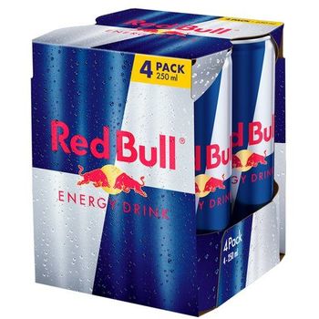 Red Bull Regular Energy 4 × 250ml