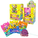 YLF Marvel Popping Candy With Lollipop Grape 1 Pack