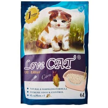 LoveCAT Korean Tofu Cat Litter Corn 6l