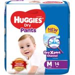 Huggies Dry Pants Regular 14pcs Medium