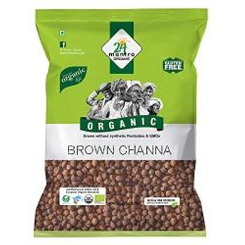 24 Mantra Organic Brown Chick Peaschana Whole 1kg