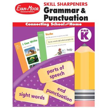 Evan-Moor Educational Publishers Skill Sharpeners Grammar And Punctuation Activity Book Grade Pre K