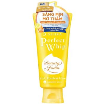 Senka Perfect Whip Vit C Poreless Glow Facial Foam 100g