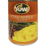 Yowe Pineapple Slice in Syrup Canned Fruits 565g