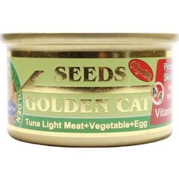 Seeds Golden Cat Canned Food Tuna Light Meat Vegetables And Egg 80g