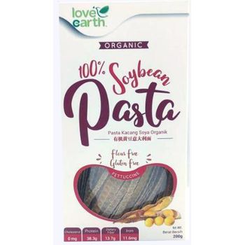 Love Earth Organic 100% Soybean Pasta Fettuccine 200g
