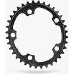 absoluteBLACK Chainring Oval 110/5BCD 2x 36T Black