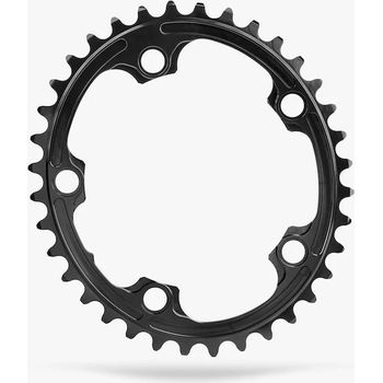 absoluteBLACK Chainring Oval 110/5BCD 2x 36T Black