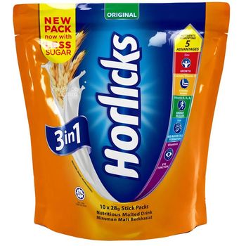 Horlicks 3 In 1 Original 10pcs 28g
