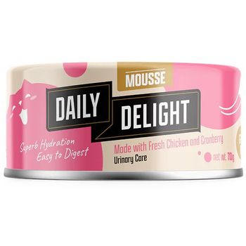 Daily Delight Cat Mousse with Chicken and Cranberry 70g