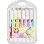 Stabilo Swing Cool Pastel Highlighter Wallet of 6 Assorted Colours