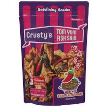 Crustys Salted Egg Fish Skin Tom Yum 100g