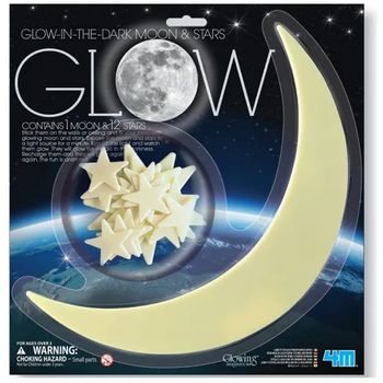 4M Glow In The Dark Moon And Stars Big