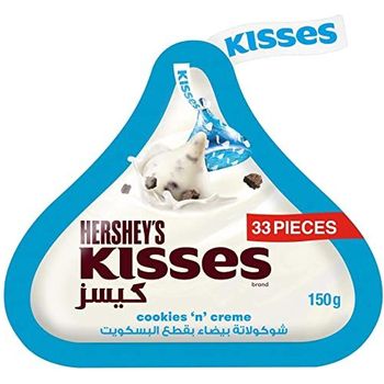 Hershey's Kisses Cookies Creme Chocolate 150g