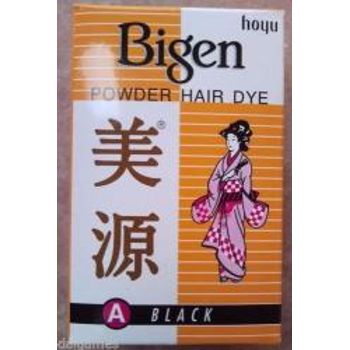 Hoyu Bigen Powder Hair Dye Color6g Blackcover Gray Hair Simple Long Lasting